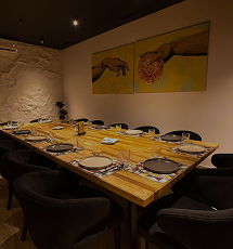 Dining hall of The Choyxona restaurant