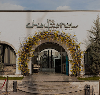 Facade of The Choyxona restaurant